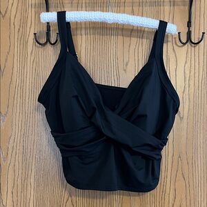 NWOT Lands' End Sz 18DDD Women's V-Neck Wrap Midkini Top